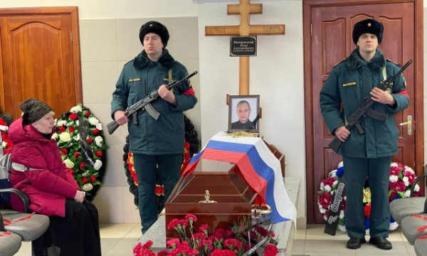 В Урае простились с погибшим в Артемовске бойцом ЧВК «Вагнер»